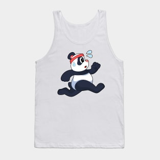 Panda Runner Running Tank Top